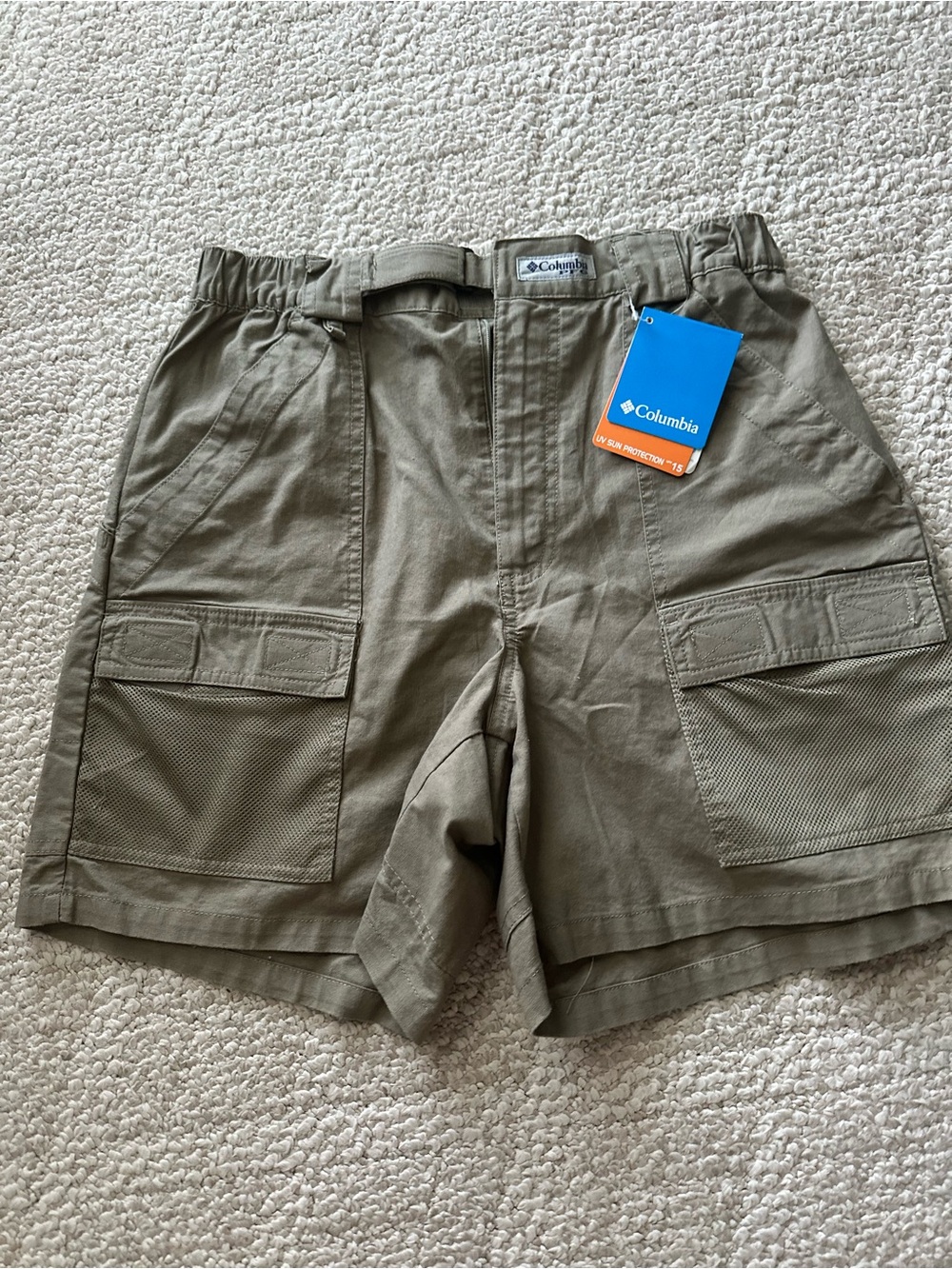 Columbia Men's Olive Green Cargo Shorts Men’s Small